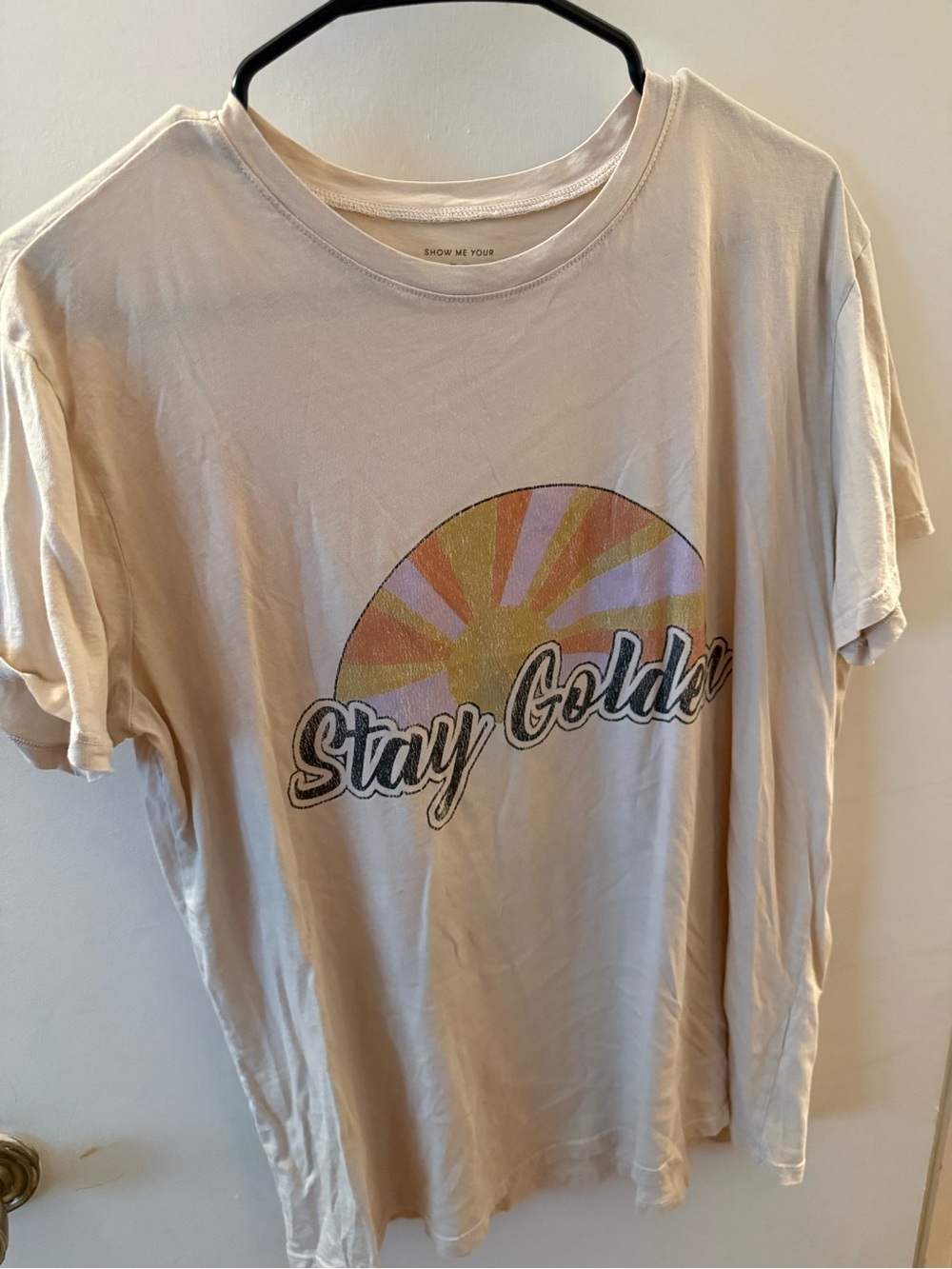Show Me Your Mumu Stay Golden Graphic Tee